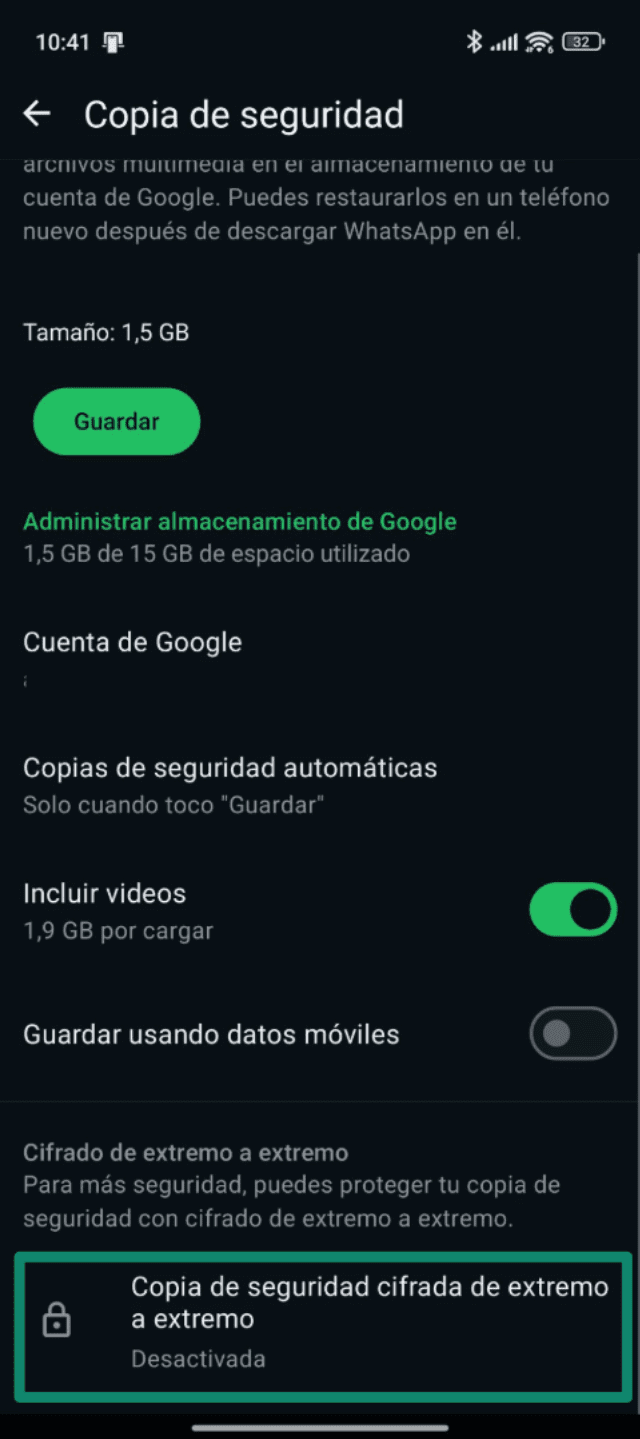Click Turn Off Es