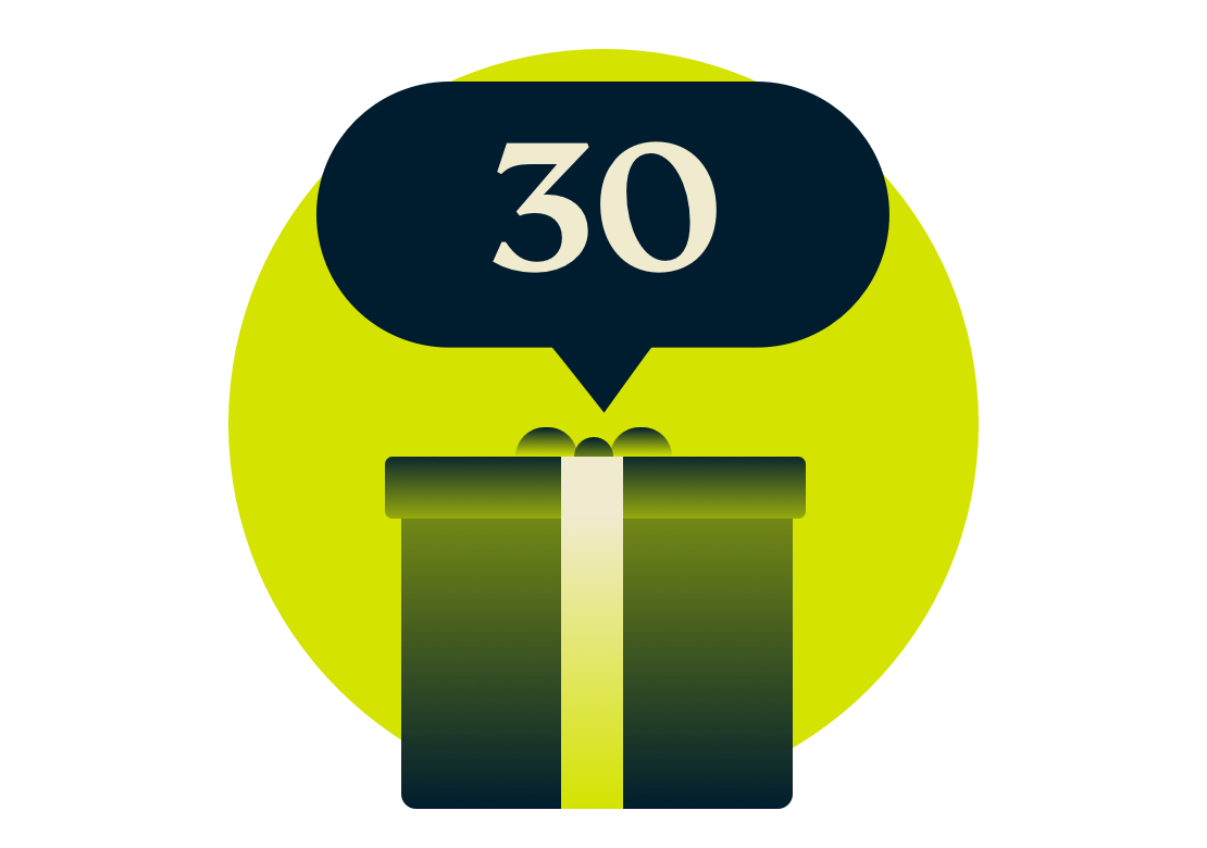 Du och din v&auml;n f&aring;r b&aring;da 30 dagars gratis VPN-tj&auml;nster.