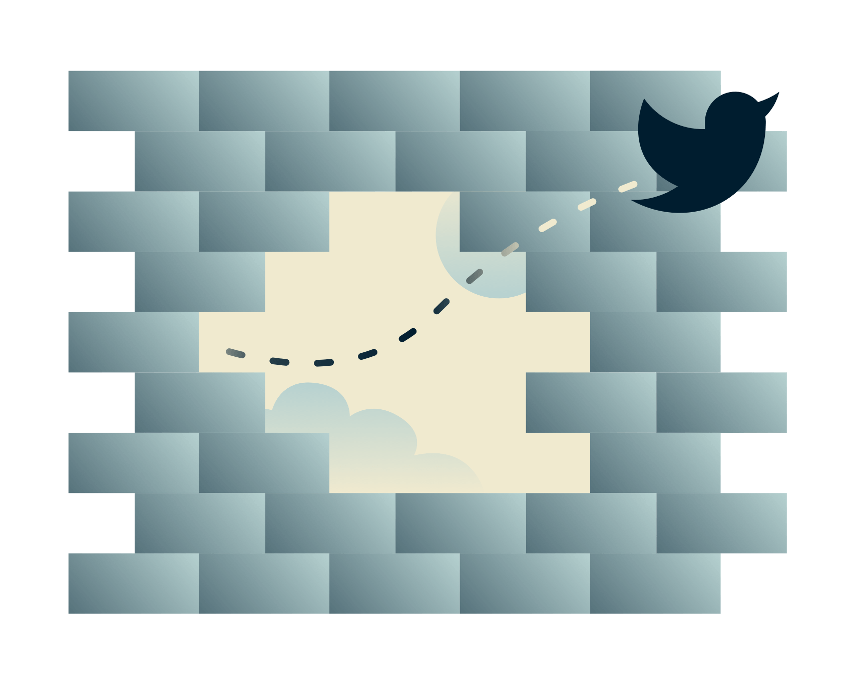 Twitter-fugler tweeting over en brannmur: Bruk et VPN til &aring; oppheve blokkeringen av Twitter hvor