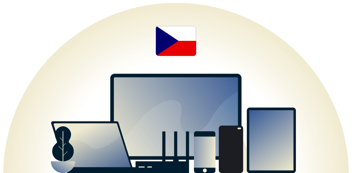 様々なデバイスを保護するチェコのVPN